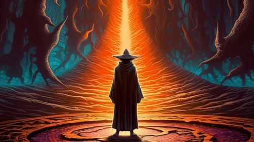 Grey_Fox_A_mysterious_traveler_clad_in_a_cloak_and_hat_looking__03da19cf-ac4a-4167-a6a6-edcdc50991ad