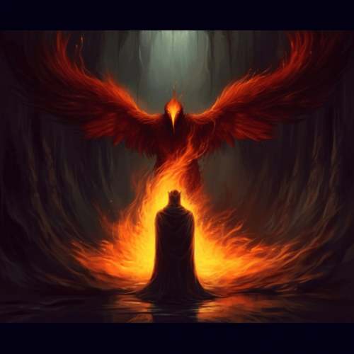 Grey_Fox_phoenix_wrapping_around_a_cloaked_man_with_a_hat_c56b81e2-b8f9-43cb-bda9-4842fe36685c